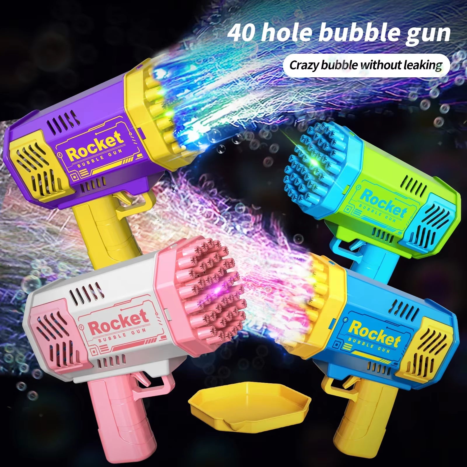 40 Hole Bubble Machine High-Power Bubble Blaster